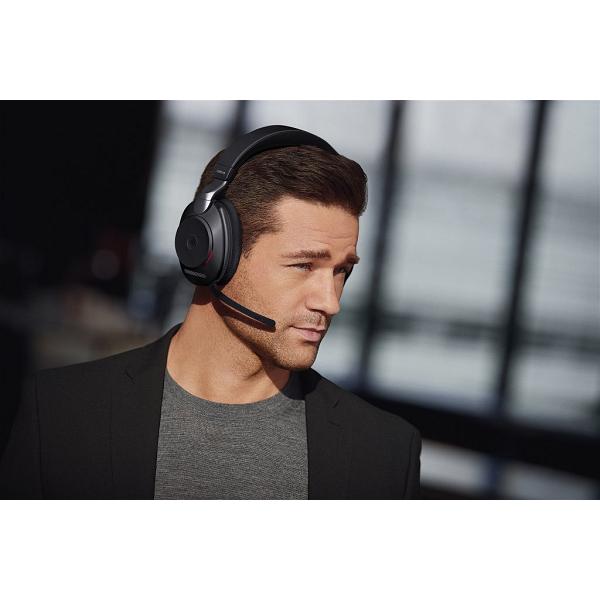 Jabra Evolve2 85, MS Teams, Link 380a, Black - Over-Ear Headset 11